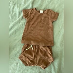 Brown Kids Matching Set